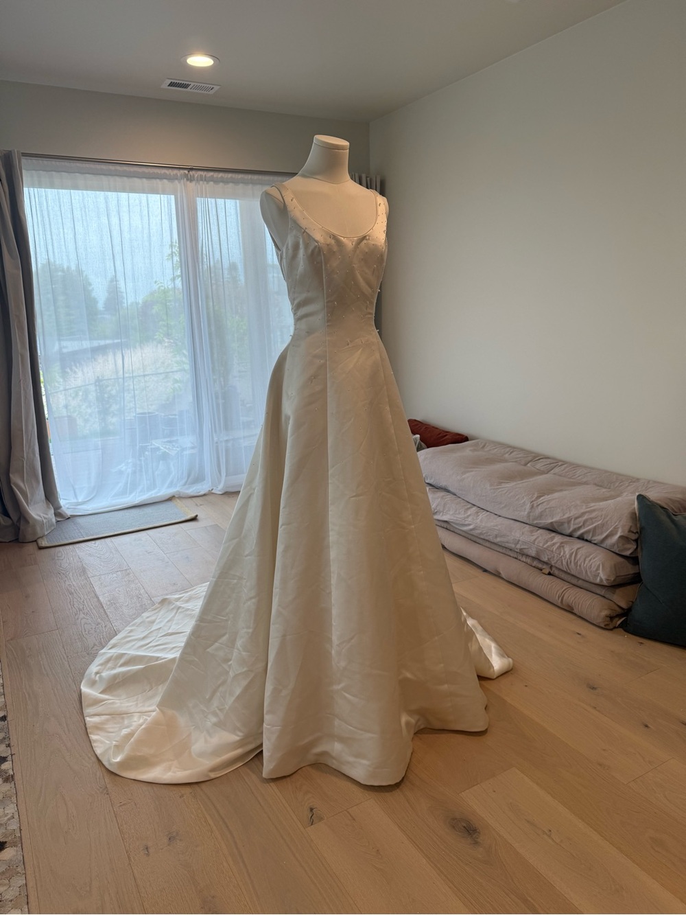 Couture Ian Stuart Wedding Gown with Swarovski Crystals